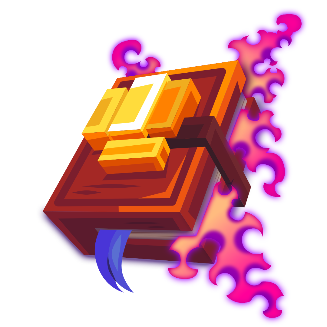 The red and gold RuneFist Tome
